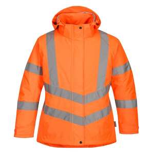 PORTWEST - LW74ORRXL Veste d'hiver orange haute visibilité pour femme-EAN 5036108354443 HI-VIS WORKWEAR - Product Image 1