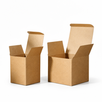 Boîte d'expédition en carton ondulé kraft biodégradable et réutilisable, fabriquée à partir de matériaux recyclés, impression quadricolore, logo personnalisé, vente en gros