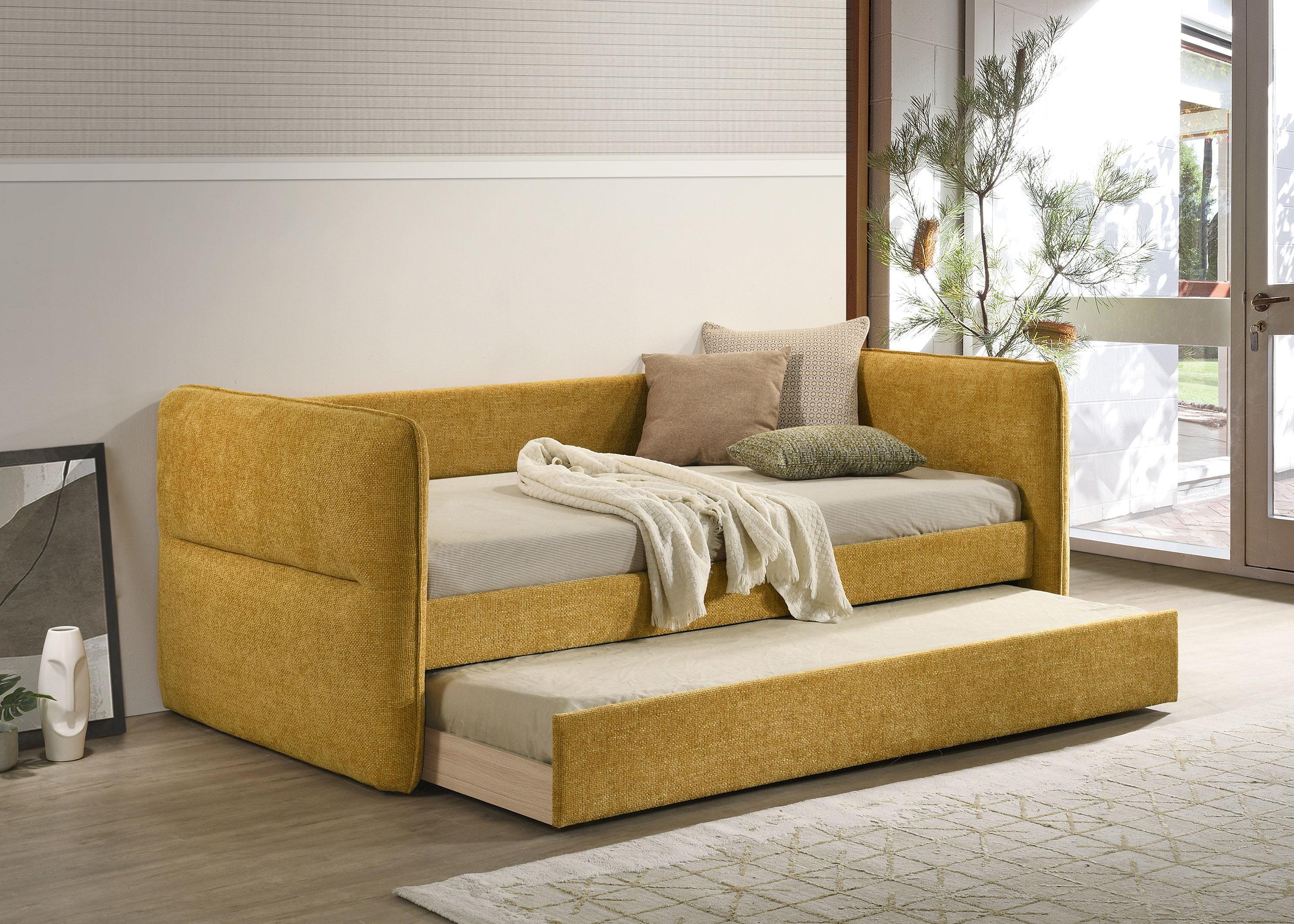 Or + Bois massif + Moderne