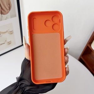 Funda Protectora Anticaídas de Alta Calidad, Agradable al Tacto, con Ventana Deslizante para Teléfono Celular <span class=keywords><strong>iPhone</strong></span> 17 Air 16 15 14 13 <span class=keywords><strong>Mini</strong></span> XR 11 <span class=keywords><strong>12</strong></span> - Product Image 5