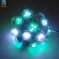 Al Aire Libre impermeable 12V Ucs1903 WS2811 punto de luz LED 26mm 3LEDs 6LEDs para Parque de Atracciones Navidad vacaciones decoración IP68 calificación