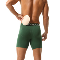 Sous-vêtements classiques pour hommes avec logo personnalisé, couleur unie, confortables, vente en gros, caleçons et boxers pour hommes de haute qualité, élastiques