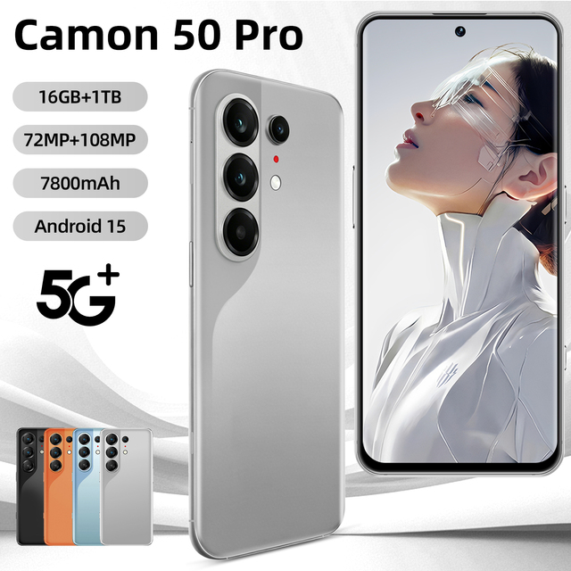 Camon50Pro 5G Android Phone tecno camon50 moincher cell phone 16gb ram smartphone