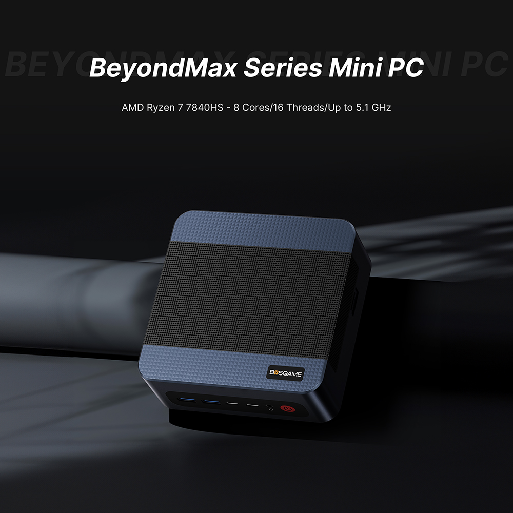 BOSGAME M4 Neo Mini PC - AMD Ryzen 7 7840HS Power in Compact
