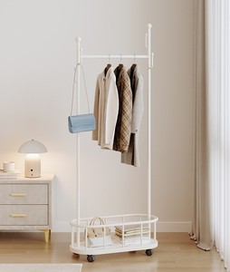 <span class=keywords><strong>Perchero</strong></span> de pie de diseño moderno para abrigos, sombreros y chaquetas con ganchos para ropa - Product Image 2