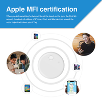 Alarme anti-perte, localisateur de clés sans fil GPS, porte-clés, certificat MFI, IPX7, localisateur de clés Apple Tile