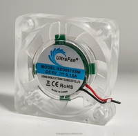 Ventilateur de refroidissement axial DC transparent haut de gamme 30x30x7mm, faible bruit, pour boîtier PC, mini-électronique, service OEM