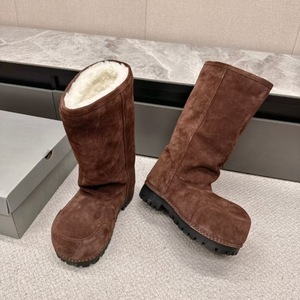 Scarpe da <span class=keywords><strong>uomo</strong></span> di alta qualità alla moda personalizzate scarpe da neve da <span class=keywords><strong>uomo</strong></span> in pelliccia rosa nera per donna - Product Image 3