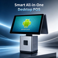 Terminal POS Android Todo en Uno con Impresora Térmica de Alta Velocidad, Escáner QR Opcional, NFC y Reconocimiento Facial para Supermercado