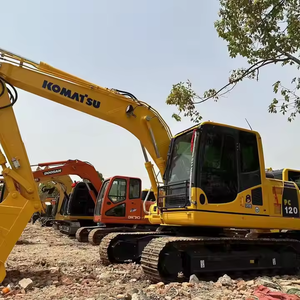 รถขุด Komatsu มือสองเครื่องขุดดินใช้ได้ PC120ชั่วโมงทำงานต่ำ - Product Image 1