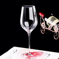 XC Glass ware Hot Selling Dreieckige Pyramiden form Mund geblasen Rotwein glas Dekan ter Für Hotel Restaurant Fest