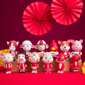 งานฝีมือ<span class=keywords><strong>ไม้</strong></span>สุดสร้างสรรค์เครื่องประดับตั้งโต๊ะสไตล์จักรราศีของจีนไม้เนื้อแข็งเครื่องประดับบ้านแกะ<span class=keywords><strong>สลัก</strong></span>ของขวัญคริสต์มาส - Product Image 5