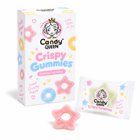Certificat HACCP/BRC/Halal, OEM, bonbons en vrac personnalisés en forme de dessin animé, bonbons japonais coréens en cristal croustillant fourrés à la confiture