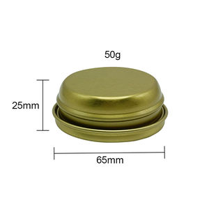 علب كافيار معدنية 5 جرام 10 جرام 20 جرام 30 جرام 50 جرام 100 جرام 250 جرام مع طباعة مخصصة، علب ذهبية من الصفيح للتعبئة المفرغة من الهواء للحليب - Product Image 2