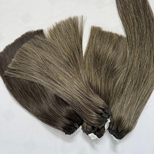Venta al por Mayor de Extensiones de Cabello Humano CDYHAIRVN, Color Gris Sal y Pimienta Natural, de un Solo Donante, Sin Procesar - Product Image 1
