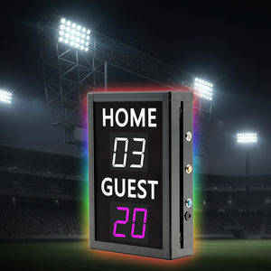 2026 Nuevo CHEETIE CP156 al por mayor, marcador digital LED RGB vertical con batería o enchufable, tarjeta <span class=keywords><strong>de</strong></span> puntuación y marcador <span class=keywords><strong>de</strong></span> portero - Product Image 2