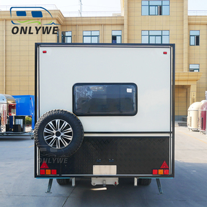 Remolque <span class=keywords><strong>de</strong></span> Viaje Todoterreno Portátil ONLYWE, Remolque para Campamento, Caravana Familiar Estilo Australiano para Acampar - Product Image 3