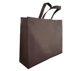 Custom Logo Gedrukt Recycle Kruidenier Tote Stof Pp Geweven Non-woven Boodschappentas