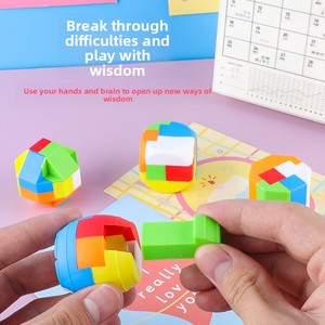 Juego de Rompecabezas 3D para Niños y Adultos, Desbloquea tu Inteligencia, Juguete Educativo Clásico, Mini Bola de Bloqueo - Product Image 2
