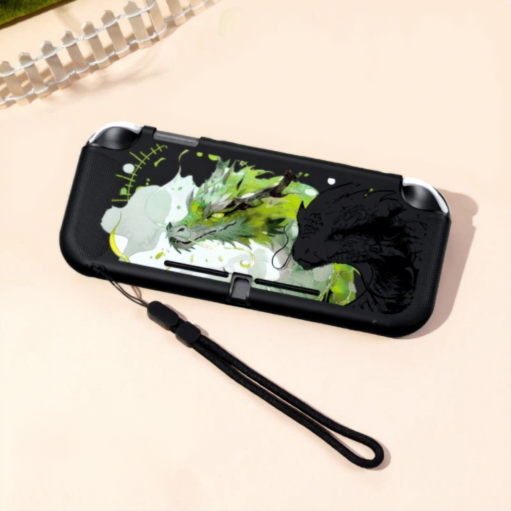 [black-qinglong]-Lite: Funda suave y agradable al tacto con cordón.