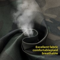 Ensemble uniforme tactique d'entraînement en polyester camouflage personnalisé pour hommes, respirant et résistant à l'usure, pour activités de plein air