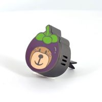 Clip d'aromathérapie créatif pour grille d'aération de voiture, logo personnalisé, alliage de zinc, désodorisant naturel