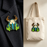 Broches en émail personnalisées de personnage elfe de la forêt en dessin animé, badges métalliques sur mesure pour sacs à dos et vêtements, vente en gros