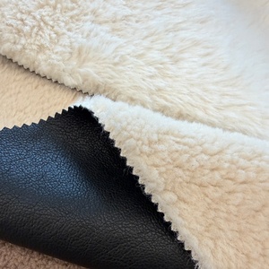Tissu en fausse fourrure double face de qualité supérieure, doux et suédé, pour vestes et manteaux d'hiver - Product Image 4