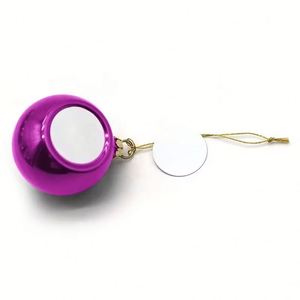 ลูกบอลพลาสติกขนาด 80 มม. สำหรับตกแต่งต้นคริสต์มาส แบบพิมพ์ลายตามสั่ง - Product Image 4