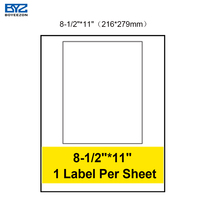 YJ-A4 100 lembar 8-1/2*11 kertas stiker Label kertas perekat A4 untuk Printer Inkjet & Laser