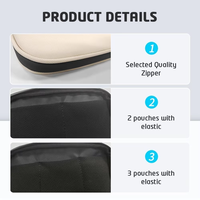 Tas Organizer Elektronik untuk Perjalanan, untuk Kabel, Hard Disk, Power Bank, Tas Penyimpanan Kecil Pengatur Kabel, Pengatur Charger
