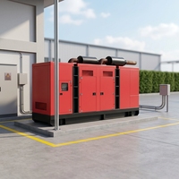 Générateur diesel silencieux Cummins 120 kW, 150 kVA, super silencieux, faible bruit, ATS, alimentation de secours pour hôpital, hôtel, triphasé, 50 Hz, CE ISO