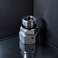 Adaptateur hydraulique droit de haute qualité Zhuji Supplier, 2MC métrique mâle avec joint captive vers 24 métrique femelle à siège conique