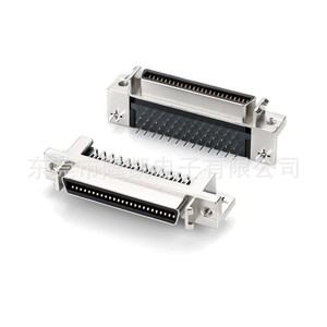 ขั้วต่อ SCSI 50 พิน แบบตัวเมีย ความหนาแน่นสูง ขั้วต่ออินเทอร์เฟซแบบงอ 90 องศา - Product Image 1