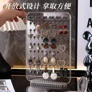 Transparent Jewelry Organizer Pegboard Earring Necklace Storage Rack Multi Layer Display Holder For Desk Use - Product Image 4