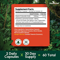 Cápsulas de Vitamina C Liposomal 1000mg |   Antioxidante Aclarante de la Piel |   Fabricante de Suplementos de Belleza Oral de Marca Privada OEM