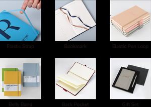 Bloc-notes personnalisé A5 avec logo d'entreprise, cadeau promotionnel, couverture en cuir PU, bloc-notes de réunion de bureau de marque - Product Image 6
