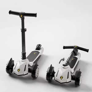 Scooter Infantil de 3 Ruedas al por Mayor, Scooter Plegable con Marco de Metal, Ruedas Tipo Hummer, Manillar Ajustable para Niños y Niñas - Product Image 4