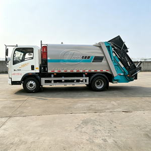 SINOTRUK HOWO 8 Cubic Meter Compression Garbage Truck Lorry with Sewage Tank Hydraulic Bin Lifter City Rubbish Collection Truck - Product Image 5