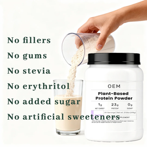 OEM/ODM bitki bazlı <span class=keywords><strong>Protein</strong></span> tozu-vanilya <span class=keywords><strong>Chai</strong></span>, 23g <span class=keywords><strong>Protein</strong></span>, 0g şeker, 618g (20 porsiyon) organik Superfood karışımı - Product Image 4