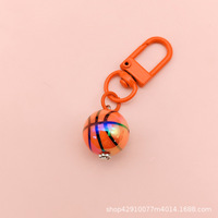 Porte-clés de billard, football, basketball, mini-porte-clés créatif de billard américain, pendentif de tennis, bijoux