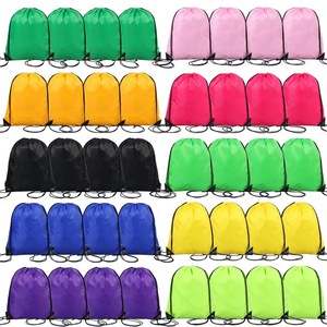 Sac à dos à cordon personnalisé en polyester 210D imperméable avec logo imprimé, idéal pour la promotion, vente en gros, prix usine - Product Image 1