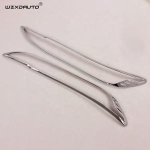 ABS Cromato Esterno Testa Copertura Della Lampada Della Luce Trim Per <span class=keywords><strong>Kona</strong></span> 2018 WZXD Accessori - Product Image 4