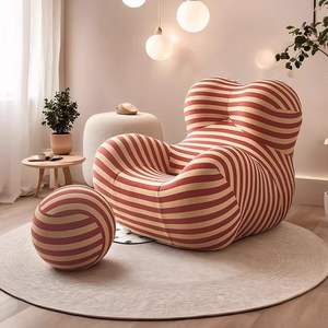 Sillón Mama UP5 con Otomana, Réplica a Rayas del Icónico Sillón Mama Italiano, Conjunto de Taburete de Bola, Sillón Lounge UP5 y UP6 2025 - Product Image 2
