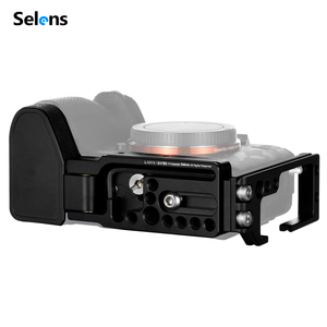 Estabilizador de caja de soporte de cámara con placa L de Selens para <span class=keywords><strong>Sony</strong></span> <span class=keywords><strong>A7SIII</strong></span>, para entusiastas del tiro - Product Image 5