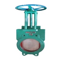 Vanne à couteau Vanne à lisier manuelle PN10 DN200 DN300 Wafer Lug Flange Acier inoxydable Acier moulé