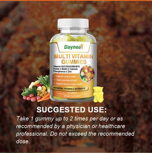 R8 Multi vitamin Gummy suplemen kesehatan gula bebas pelan sehari-hari meningkatkan sistem imun dewasa multivitgumamin MY - Product Image 4