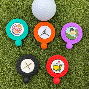 Sports Towel Clip Food Grade Silicone Magnetic Double Sided Golf Fitness Equipment Colorful Reusable Storage <b>Marker</b> - Product Image 4