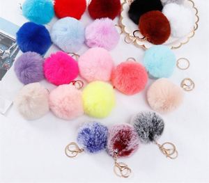 Pompones de Piel Sintética de Conejo con Ganchos para Llaveros, Regalo Promocional - Product Image 3