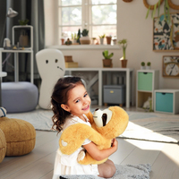 Paresseux brun personnalisé sensoriel 3-4.5 lbs pondéré animal en peluche PP coton confort Relaxation pour enfants adultes idéal pour l'autisme